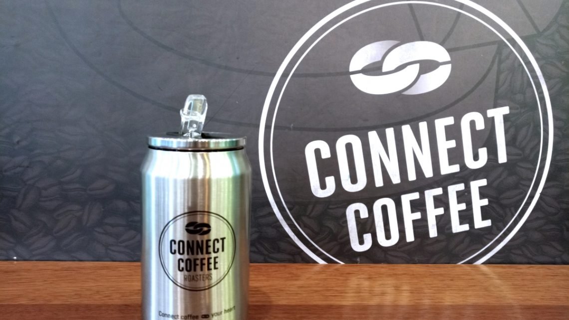Connect Coffee metal canisters